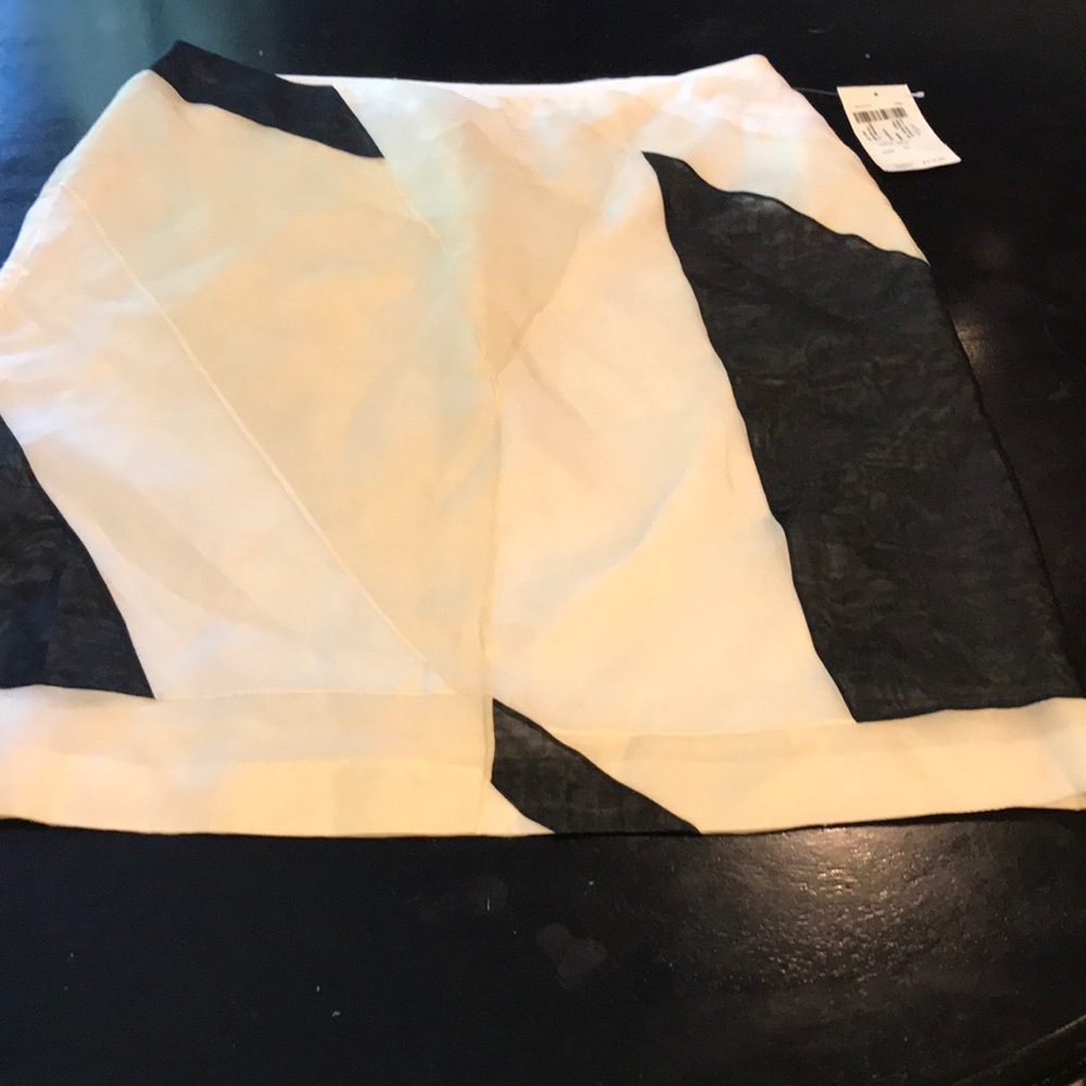 NWT 100 Silk Skirt Size 12 / C’est City Patchwork